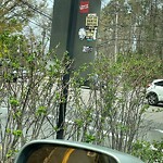 Graffiti at 300–318 Newton St, Chestnut Hill
