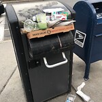 Trash/Recycling at 1296 Beacon St