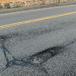 Pothole at 30 George Ln