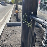 Graffiti at 395 Chestnut Hill Ave