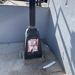 Graffiti at 400 Chestnut Hill Ave