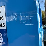 Graffiti at 16 Hurd Rd