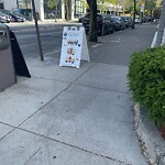 Sidewalk Obstruction at 860 Commonwealth Ave