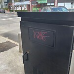 Graffiti at 395 Washington St