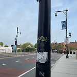 Graffiti at 195 Washington St