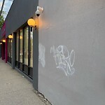 Graffiti at 1441 Beacon St