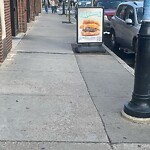 Sidewalk Obstruction at 295 Harvard St