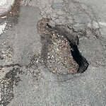 Pothole at 210 Pleasant St