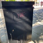 Graffiti at 395 Washington St