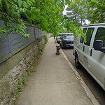 Sidewalk Obstruction at 182 Walnut St