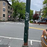 Graffiti at 345 Harvard St