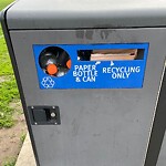 Trash/Recycling at 599 Brookline Ave