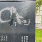 Graffiti at 1–21 Tappan St