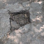 Pothole at Amory Playground, Freeman St &, Amory St