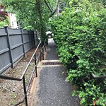 Sidewalk Obstruction at Winchester Path
