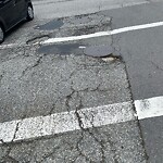 Pothole at 334–356 Boylston St