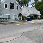 Sidewalk Obstruction at 508 Heath St, Chestnut Hill