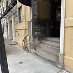 Graffiti at 697 Washington St