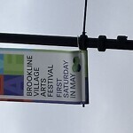 Damaged Sign at Harvard St