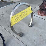 Damaged Sign at 2000 Beacon St, Boston