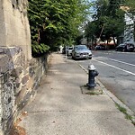 Sidewalk Obstruction at 3 Wellington Terr