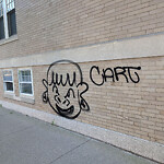 Graffiti at 9 Corey Rd, Brookline 02445