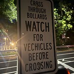 Damaged Sign at 1456–1478 Beacon St