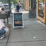 Sidewalk Obstruction at 320 Harvard St
