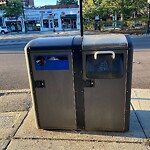 Trash/Recycling at 1388 Beacon St