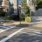 Damaged Sign at 64 Westbourne Terr