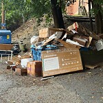 Trash/Recycling at 1215 Beacon St