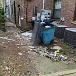 Trash/Recycling at 58 Lancaster Terr