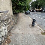 Sidewalk Obstruction at 3 Wellington Terr