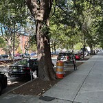 Sidewalk Obstruction at 1083 Beacon St Sidewalk Obstruction at 1083 Beacon St