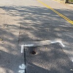 Pothole at 191 Grove St, Chestnut Hill