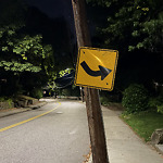 Damaged Sign at 162 Tappan St, Brookline 02445