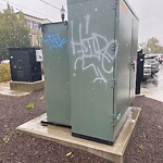 Graffiti at 1349–1365 Beacon St