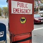 Graffiti at 393 Washington St