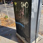 Graffiti at 162–178 Saint Paul St