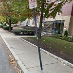 Damaged Sign at 138 Saint Paul St