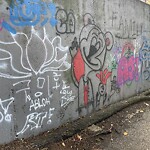 Graffiti at 100 Marion St