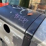 Graffiti at 43 Dean Rd