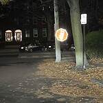 Damaged Sign at 2–8 Kilsyth Rd