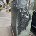 Graffiti at 401 Harvard St