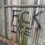 Graffiti at Rawson Path