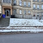 Unshoveled/Icy Sidewalk at 165 Winthrop Rd
