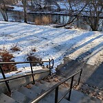 Unshoveled/Icy Sidewalk at Longwood