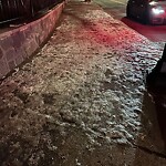 Unshoveled/Icy Sidewalk at 200–208 Freeman St