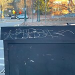 Graffiti at 1601 Beacon St