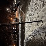 Unshoveled/Icy Sidewalk at Park St
